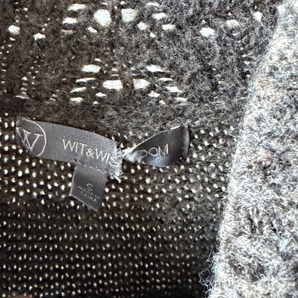 NWT Wit & Wisdom Bell Sleeve Knit Sweater Womens Medium - Picture 3 of 4